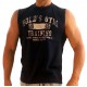 G189 Golds Gym Sleeveless Shirt training logo