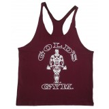 G301 Golds Gym String Tank Top Mens Y-Back TO Logo