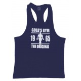 G317 Golds Gym Racer Back Tank Tops 1965 logo