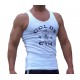 G390 Golds Gym Ribbed Tank Top Old Joe Logo
