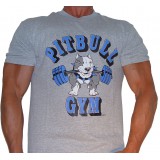 P101 Pitbull Shirt Barbell logo