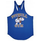 P312 Pitbull Gym String Tank Top Stone logo