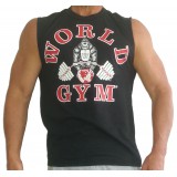 W190 World Gym Sleeveless Muscle Shirt
