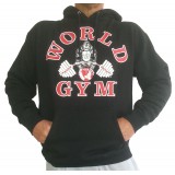 W850 World Gym Hoodie Muscle Gorilla logo