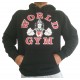 W850 World Gym Hoodie Muscle Gorilla logo