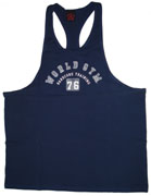 W327 World Gym 76 logo Tank Top - 