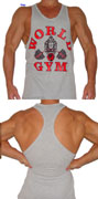 Workout Tank Top Classic World Gym Logo - WG310