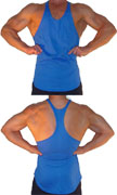 Mens Y Back String Blank Tank Top - F350
