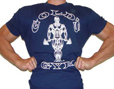 Golds Gym Super-Size Bodybuilding T Shirt - 
