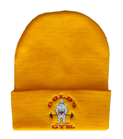 G9351 Golds Gym Embroidered Long Beanie - 