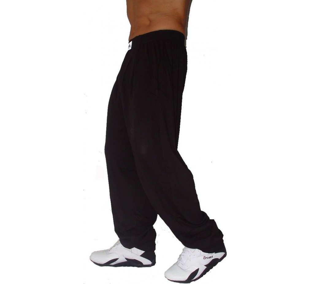 C500 Workout Pants van Crazy Wear - Solid Black