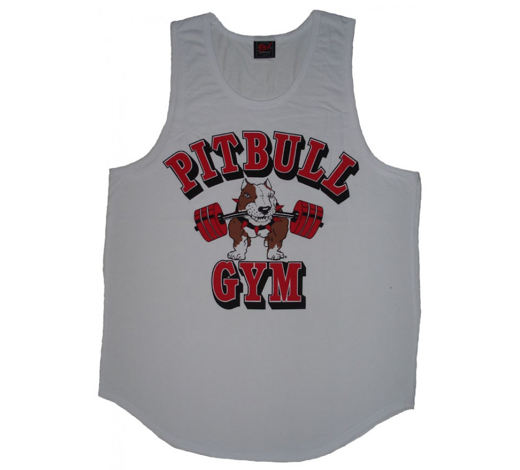 P321 Pitbull Gym Kleidung Herren Tank Top Langhantel-Symbol