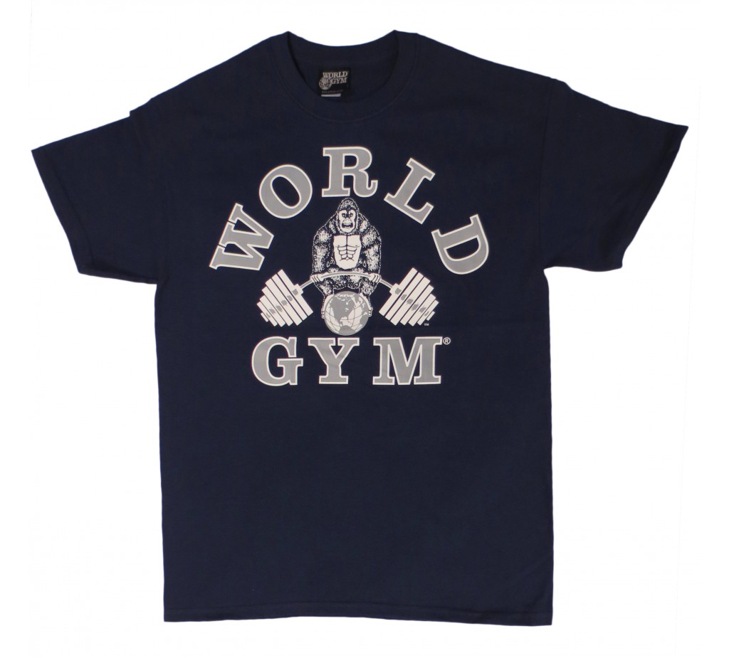 W101 World Gym Bodybuilding T Shirt