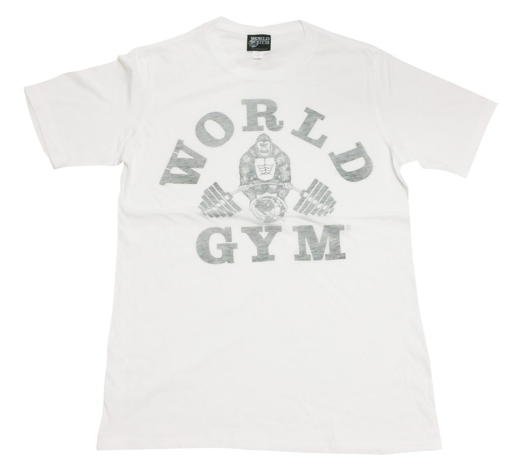 W110 World Gym Мышцы рубашка Burnout Tee