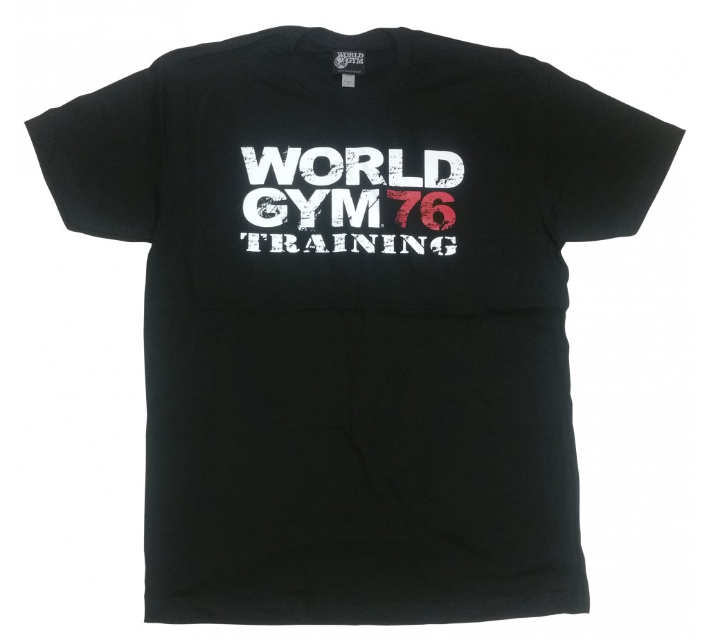 W110 World Gym Muscle Shirt camiseta de la quemadura