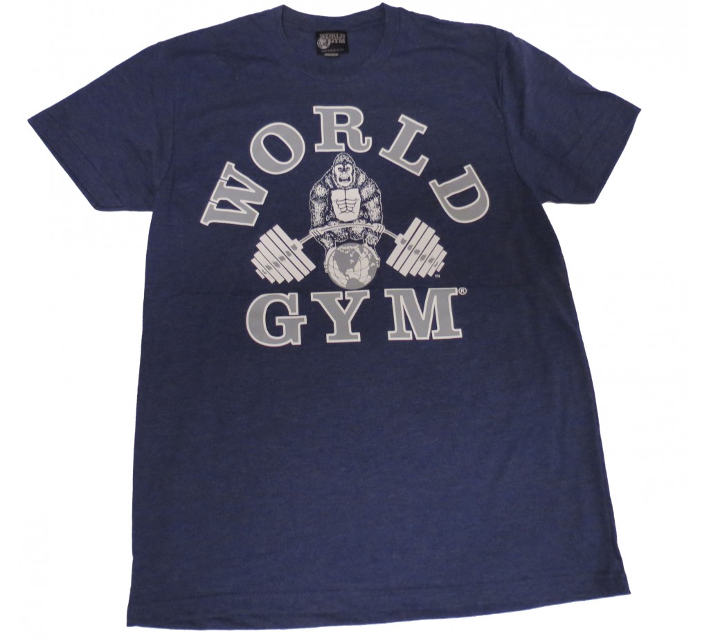 Shirt Muscle W110 World Gym Burnout Tee
