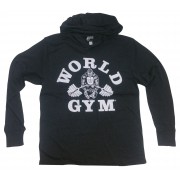 World gym Tri Blend Long Hoodie shirt
