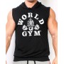World Gym Sleeveless Hoodie Muscle Shirt