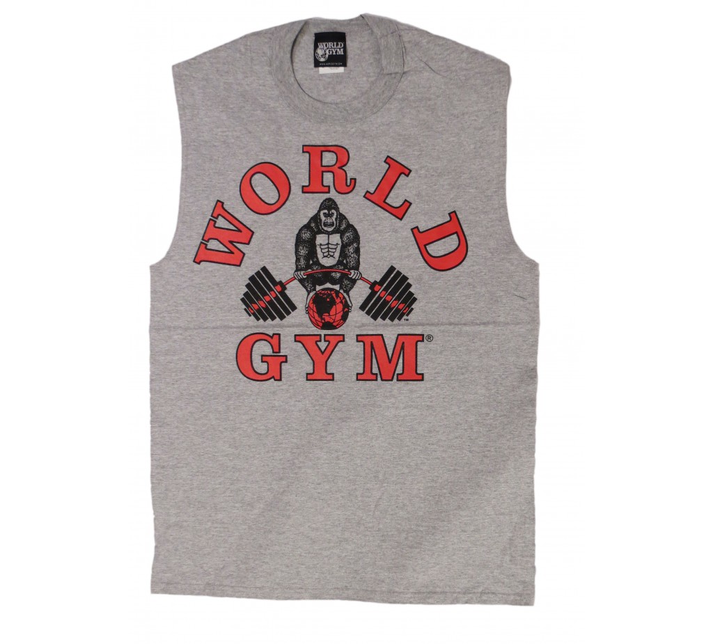 W190 World Gym рукавов мышцы рубашка