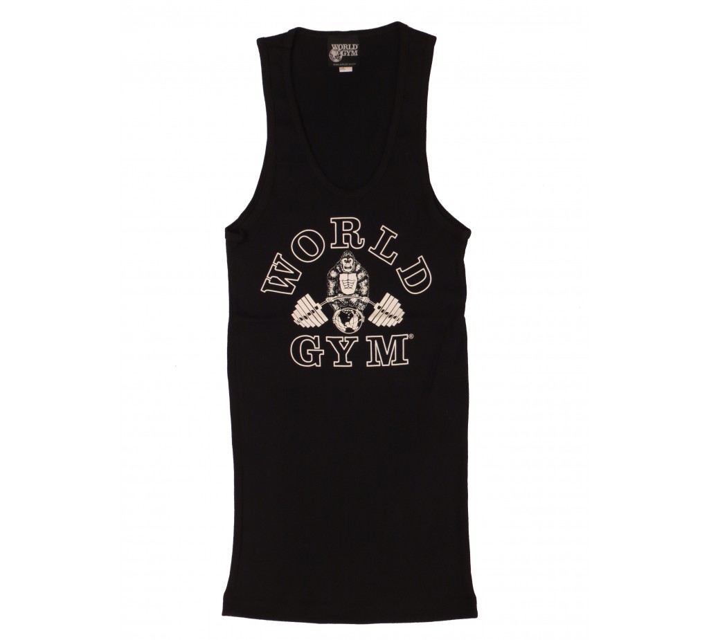 W390 Wife Beater World Gym Muscle Tank